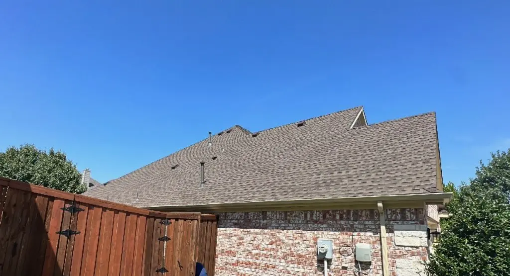 Completed roof replacement project in Albion